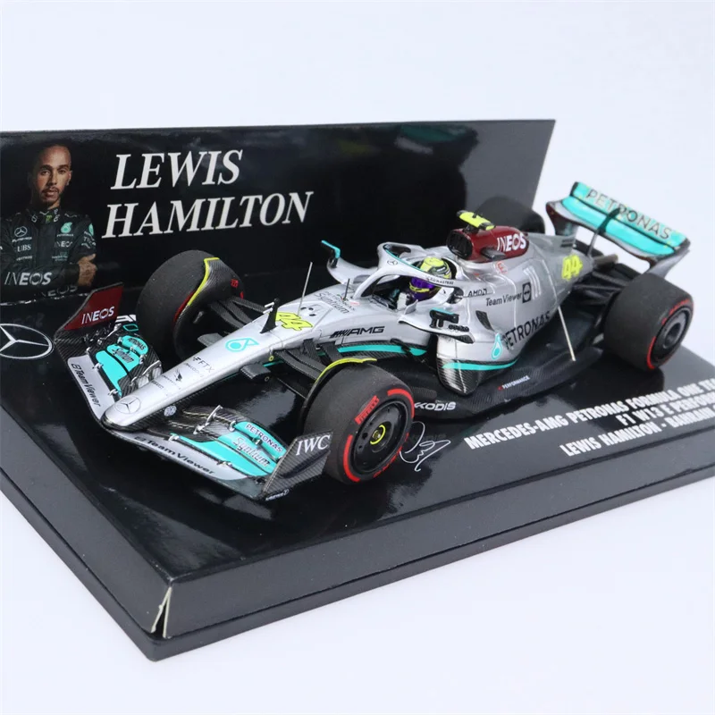 

MINICHAMPS 1:43 2022 F1 PETRONAS W13 E #44 L. Гамильтон Бахрейн модель автомобиля из смолы