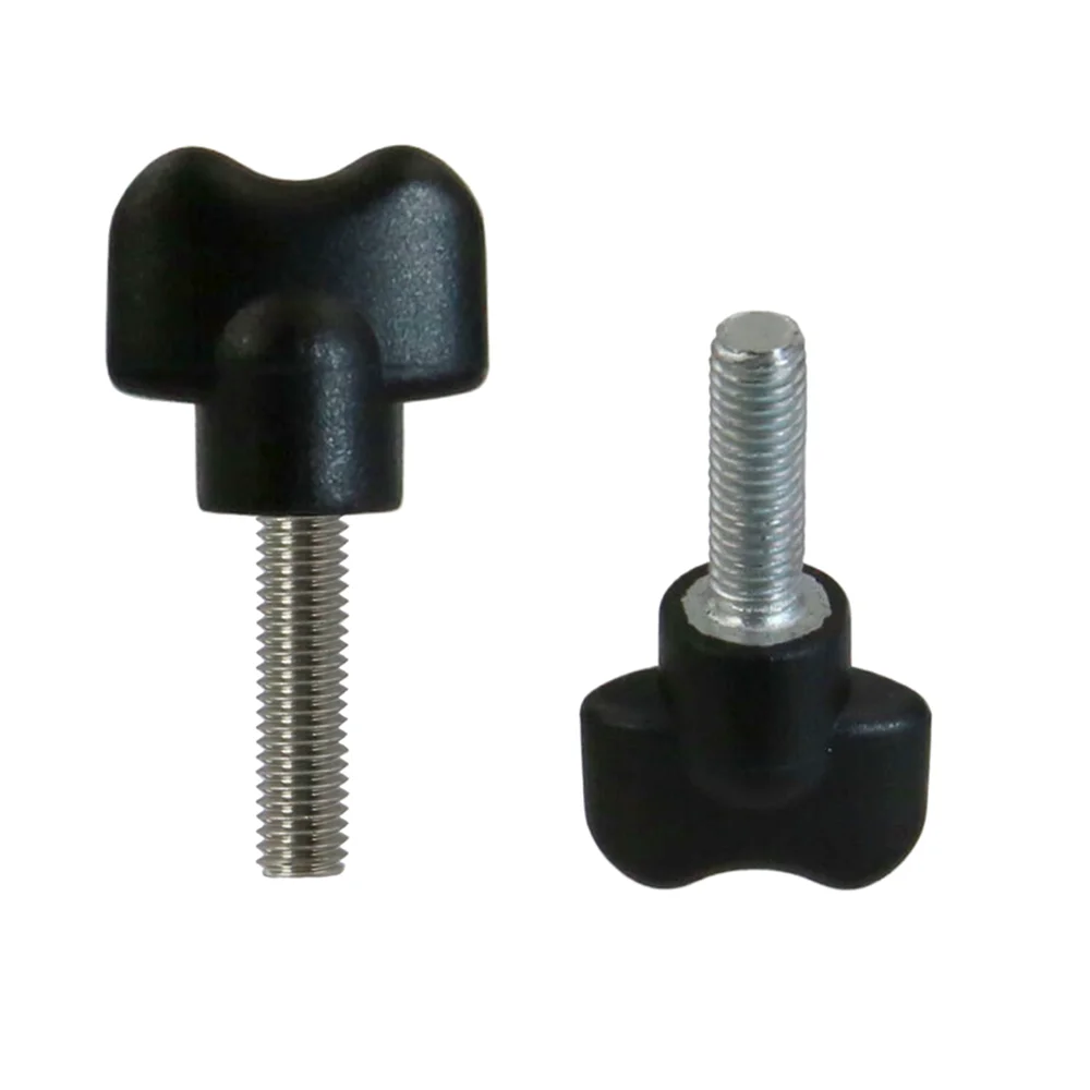 M3-M5 Bakelite Butterfly Knob Carbon Steel 304 Stainless Steel Thread Handle Hand‑Tight Adjustment Industrial Hardware Fittings