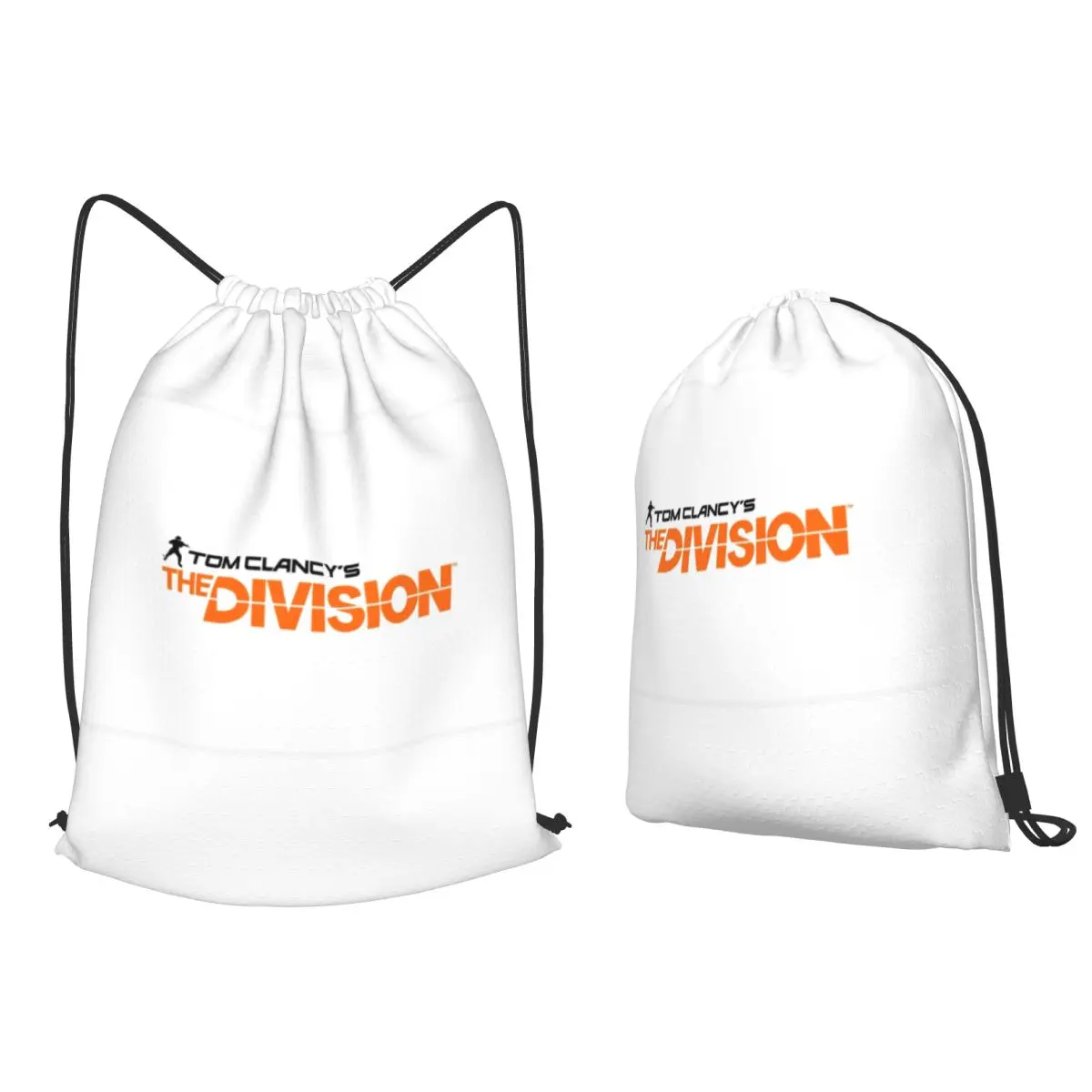 Tom Clancy's The Division 2 Backpacks Multi-function Drawstring Bundle Pocket Storage Bag Book Bags for Travel School