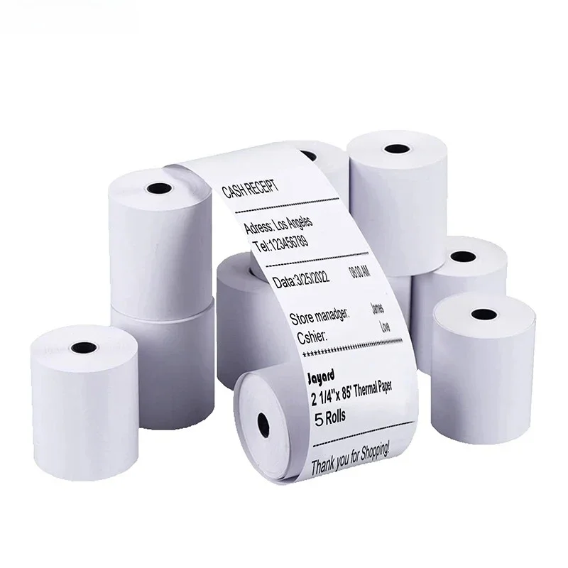 Factory 57*40mm Size White Pos Cash Register Receipt Roll Cashier Paper