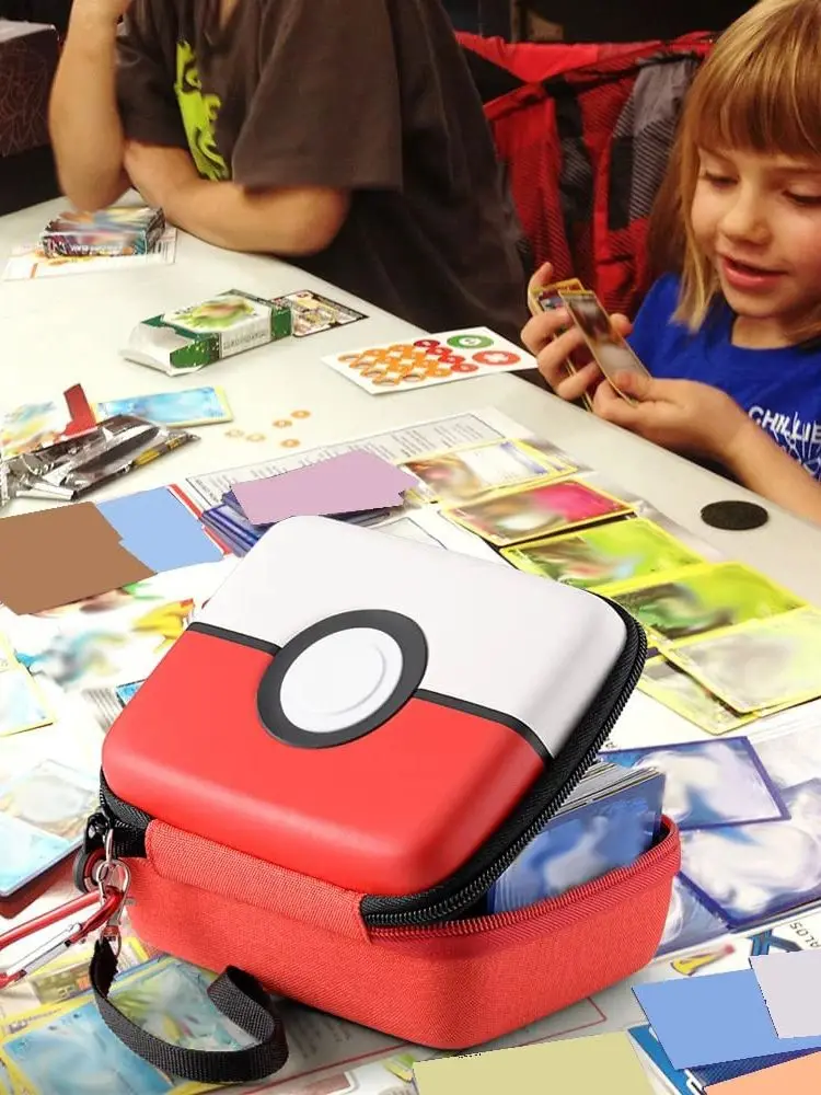Harde opbergdoos draagtas voor Magic PTCG MTG ruilkaarten, cadeaus voor jongens en meisjes, biedt plaats aan 400+ kaarten - afbeelding 2