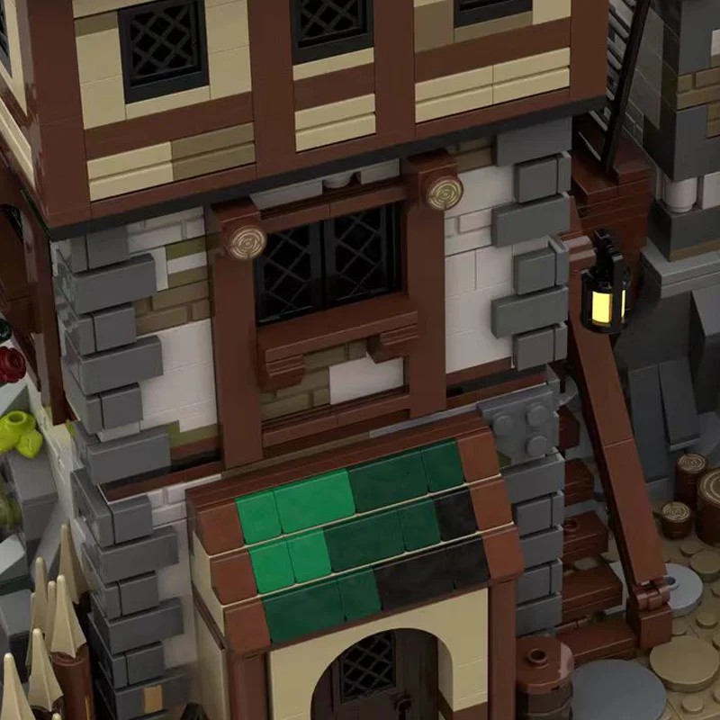 3137 PCS Medieval Bear Lord`s MOC Customize Modular Building Block Educational Design Kids Technology DIY Festival Toy Gift