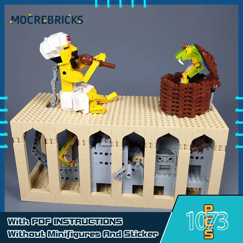

GBC Snake Charmer Model Modular Assembling MOC Building Blocks Technology Bricks Puzzle Toys Xmas Gifts