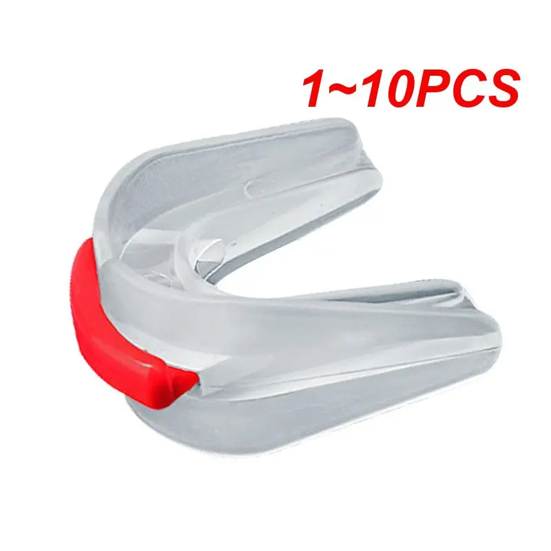 1 ~ 10PCS Tand Protector Boksen Gebitsbeschermer Brace Boksen Tand Protector Tand Guard Sport Brace Orthodontische Apparaat Trainer