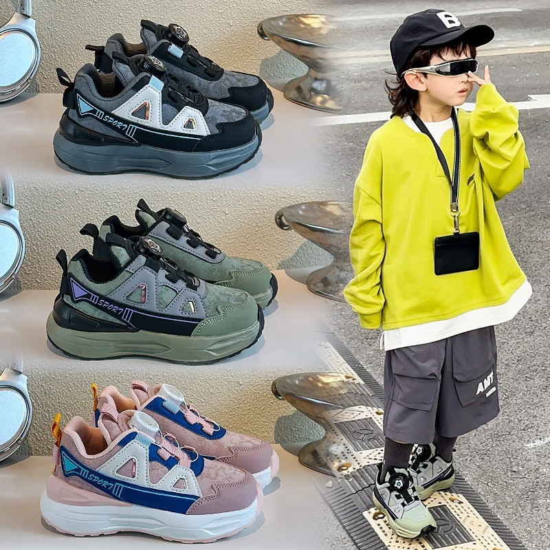 

2025 NEW Hot Selling Autumn Hiking Children Comfortable and warm Running Shoes Outdoor Convenient Casual Shoes