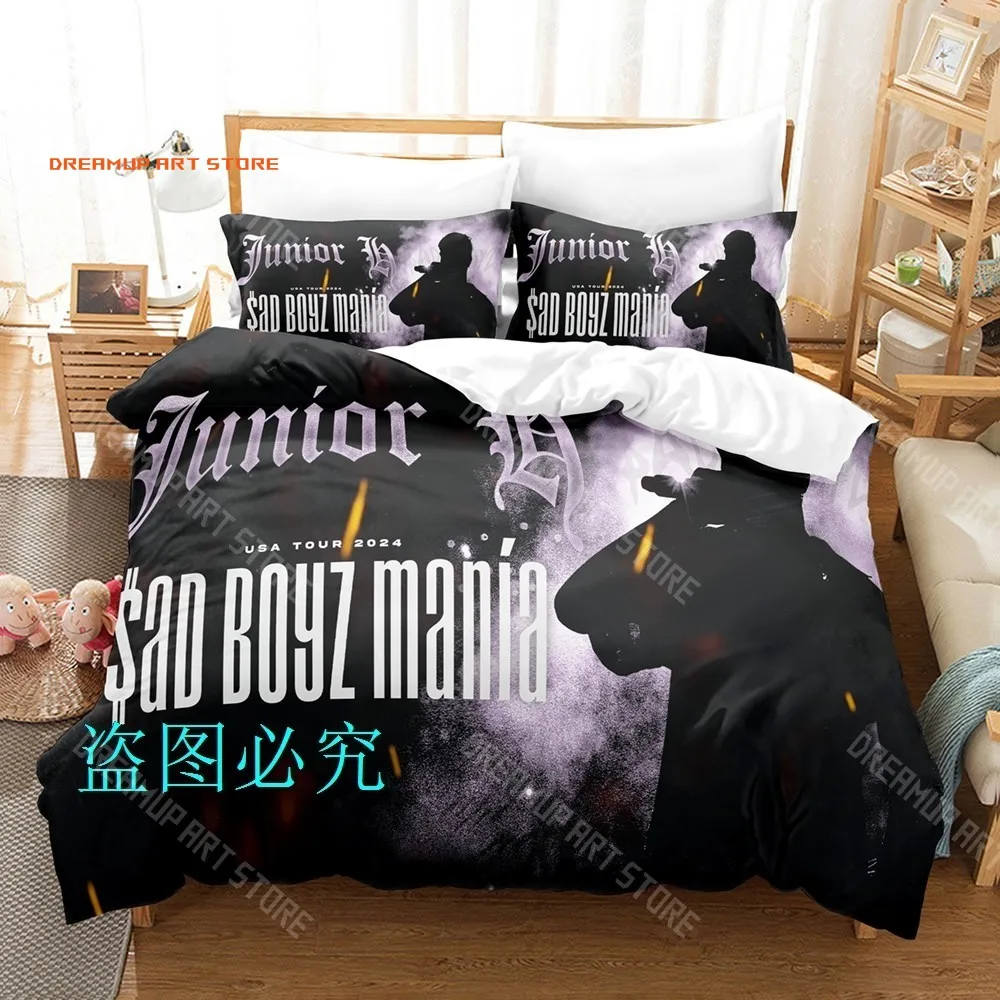 2026 3D Print Junior H Sad Boyz Celebrity Album Bedding Set Single Twin Full Queen King Size Bed Set Adult Kid Bedroom Duvetcove