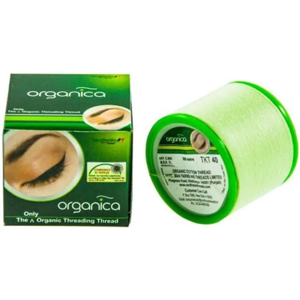 100% Cotton Embroidery Thread, Light Green 300 Inches Pure Cotton Yarn for Hand Stitching & Embellishment
