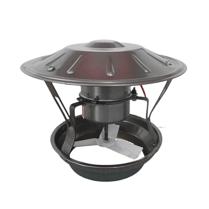 For 60W Rainproof Large Cover Draft Fan Household Stove Kang Smoke Exhaust Ventilation Anti-Backdraft