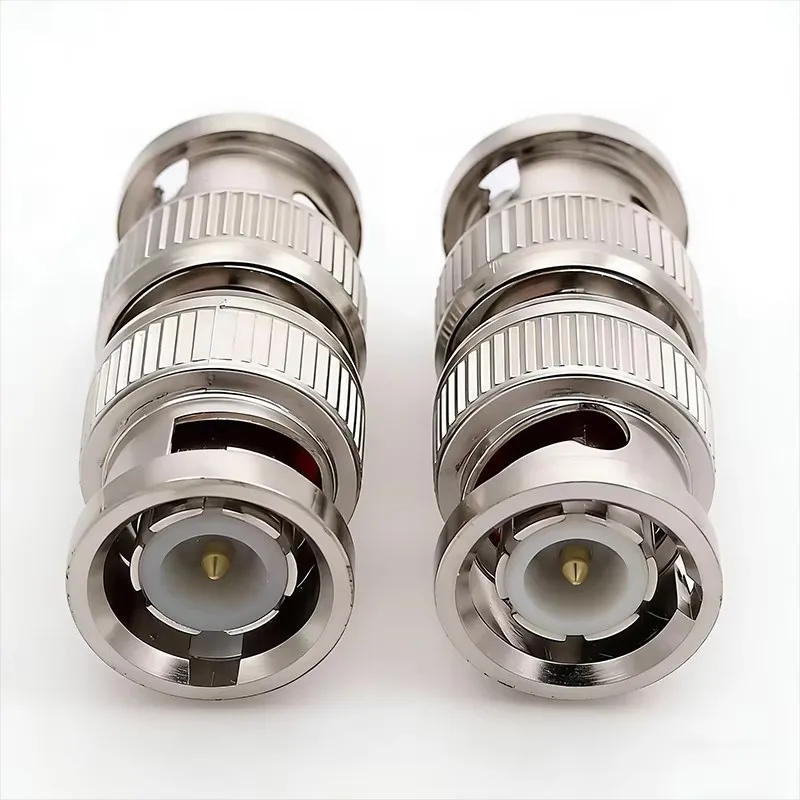 BNC to BNC Adapter BNC Male to Male RF Coaxial Connector Straight for CCTV Security Camera Video