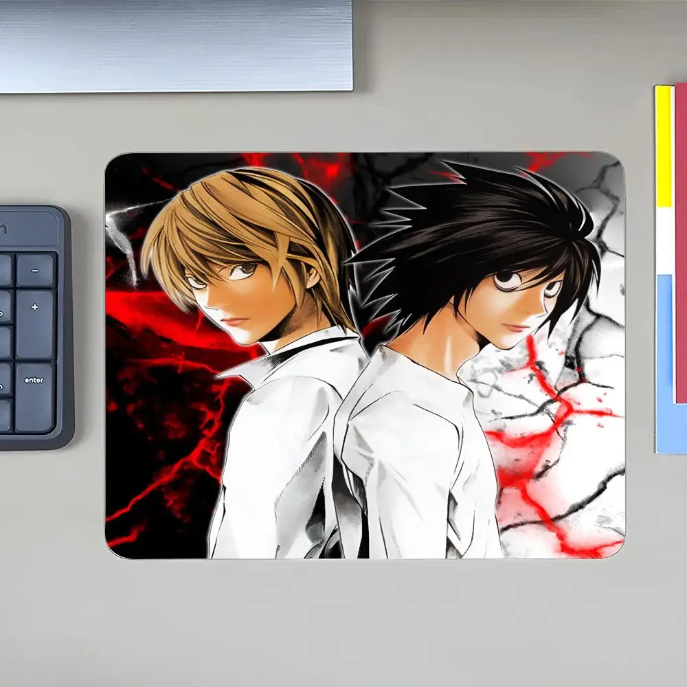 Anime D-DEATH N-NOTE MINISO Mouse Pad Anime Game Mouse Pad High Quality Small Desk Pad Rubber Laptop Desk Pad