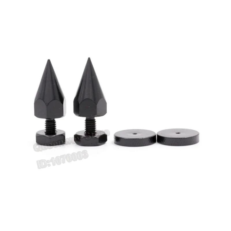 1 Set/4pcs M6 Thread Speaker Spike Amp Turntable Recorder Stand Pad Speaker Spikes Vibration Cone Foot Feet Pad 40mm