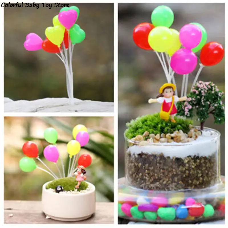 1Pcs Ornament Mini Balloon Plant Fairy Dollhouse Garden Miniature Figurine Decor High Quality And Inexpensive