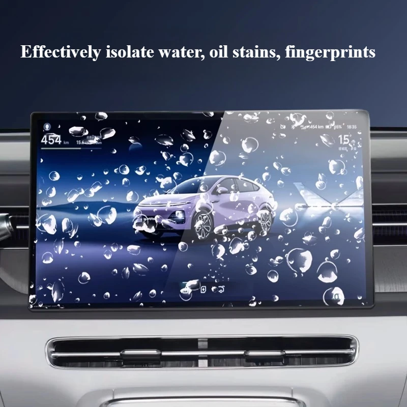 Imagen 4: Película protectora de vidrio templado para Xpeng G6 2023 2024, gps para coche, radio, navegación, pantalla lcd, accesorios antiarañazos