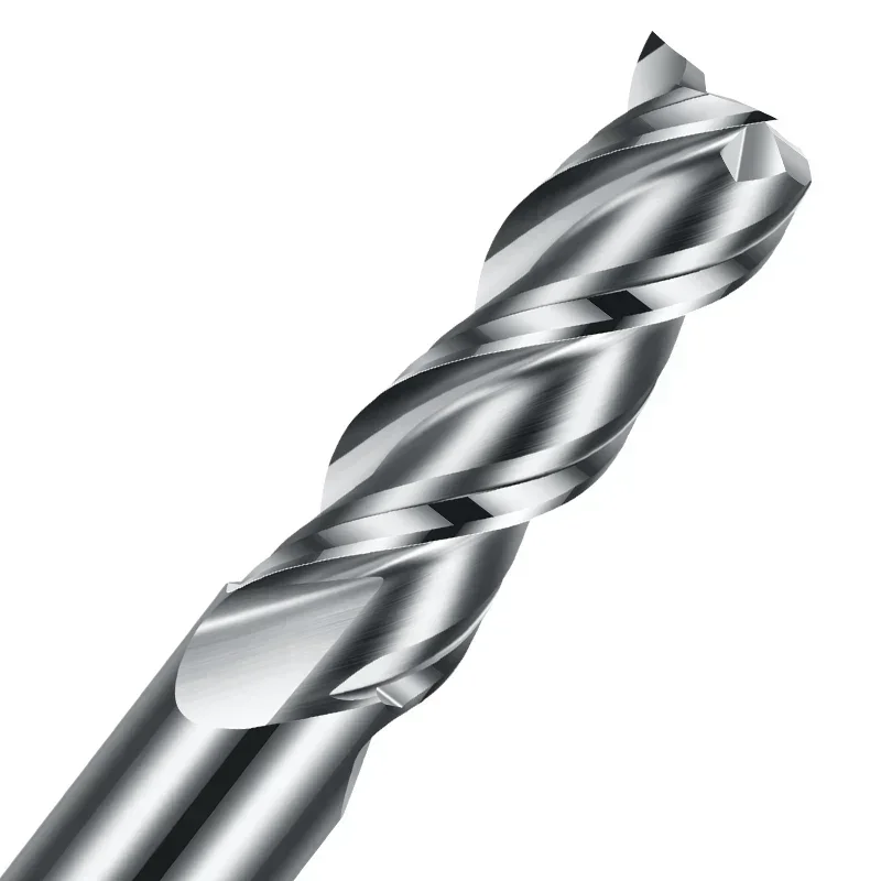 미세 연삭 거울 마감 글로스 알루미늄 밀링 커터, CNC 밀링 공구, 대형 코어 디자인, 카바이드 엔드 밀, 3 플루트
