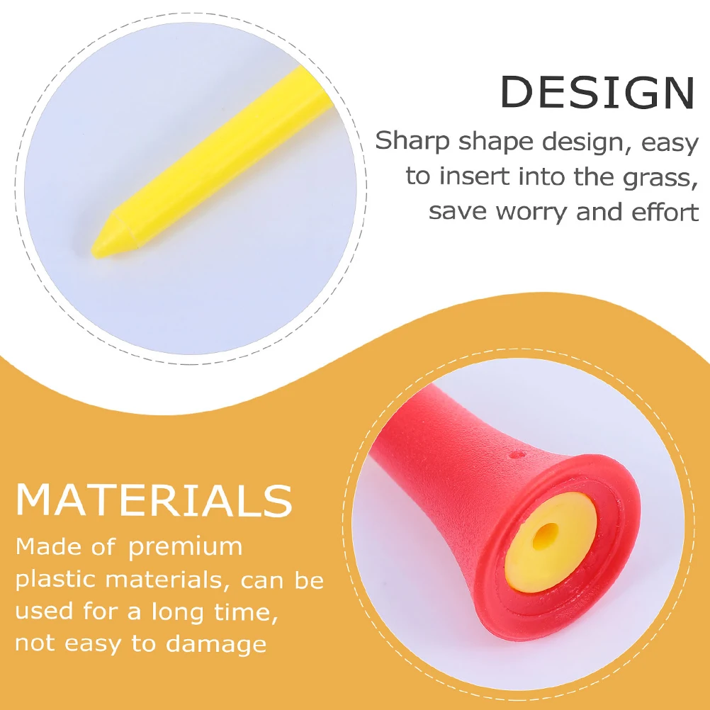 

15pcs Golf Colored Tees Strong Plastic Less Friction More Distance Golfs Accessories Winter Golfing Course
