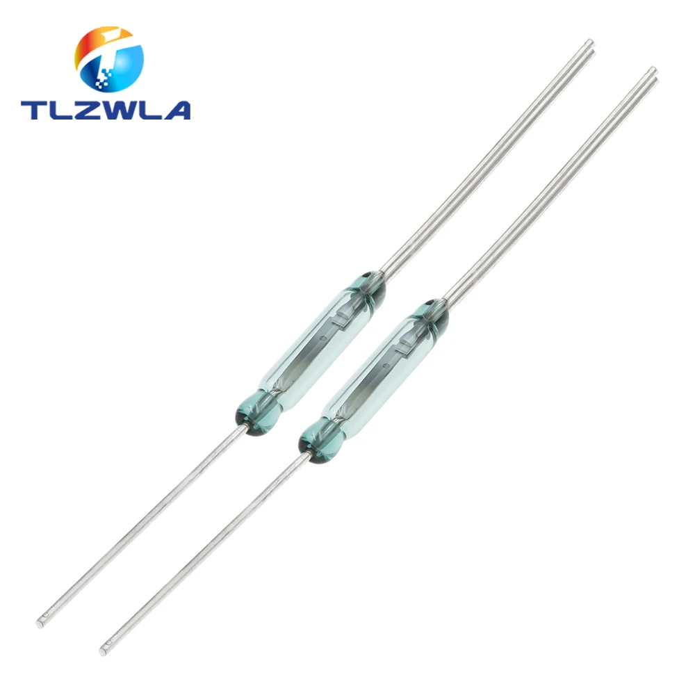 5-10PCS Reed Switch 3Pin Magnetic Switch 2.5*14mm Normally Open Normally Closed Conversion 2.5X14MM NO NC Conversion for Sensors