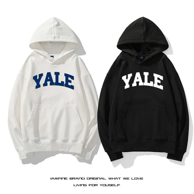 Felpa con cappuccio stampata Yale University YALE felpa con cappuccio Unisex Cool Casual a maniche lunghe AliExpress