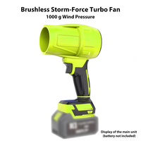 1000g Thrust Brushless Cordless Electric Air Blower Turbo Fan Jet Handheld Dust Blowing Tool For Makita 18V-24V Battery Pin