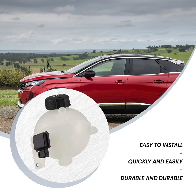 

A33K-Coolant Expansion Tank Water Piping Antifreeze Kettle For 3008 5008 Citroen C4 9673334580 9654429680 9673334580