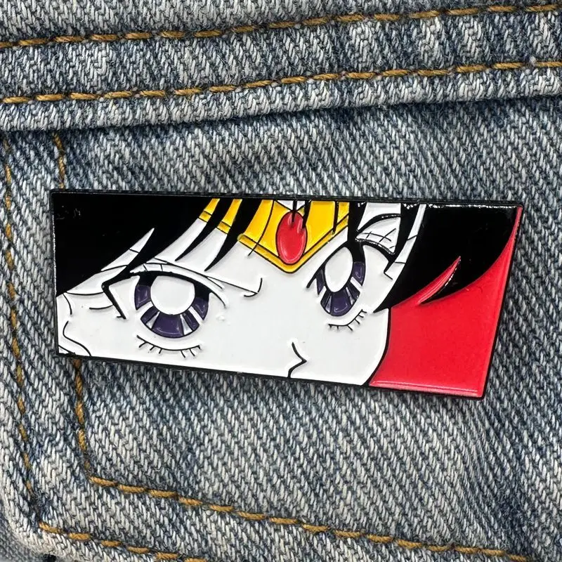 بحار القمر عمل القمر هير ري هينو أنيمي الطرفية الكرتون الإبداعية شارة معدنية موضة حقيبة شخصية الديكور بروش #6