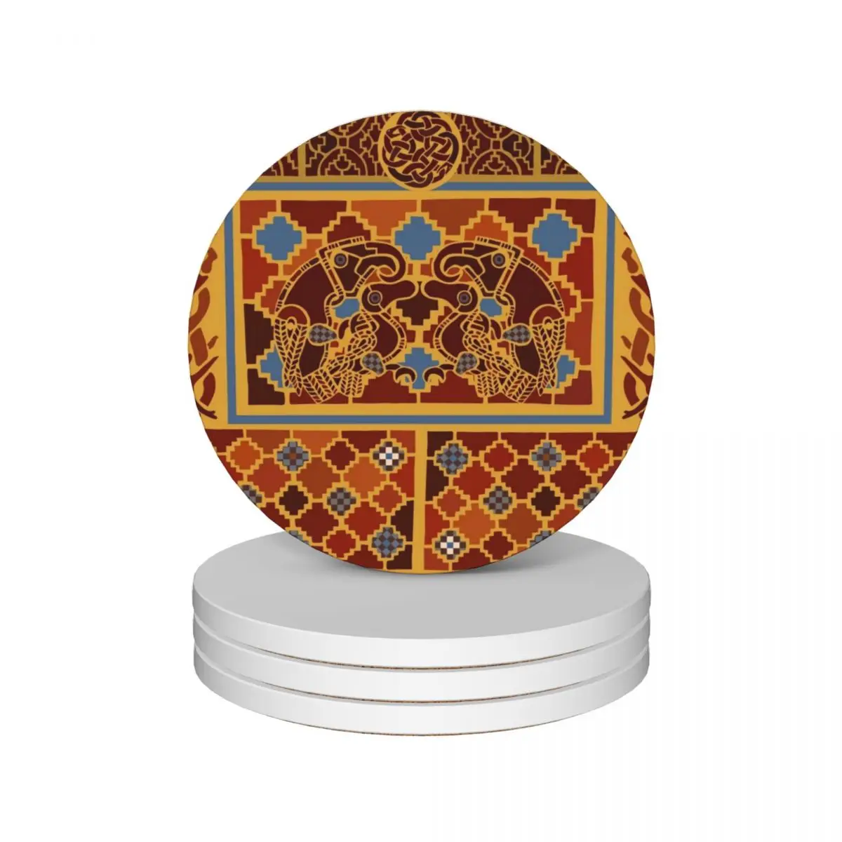 

Imagining Sutton Hoo: The Eagles Ceramic Coasters (Set of 4) christmas tea set cute set for drinks cute Coasters