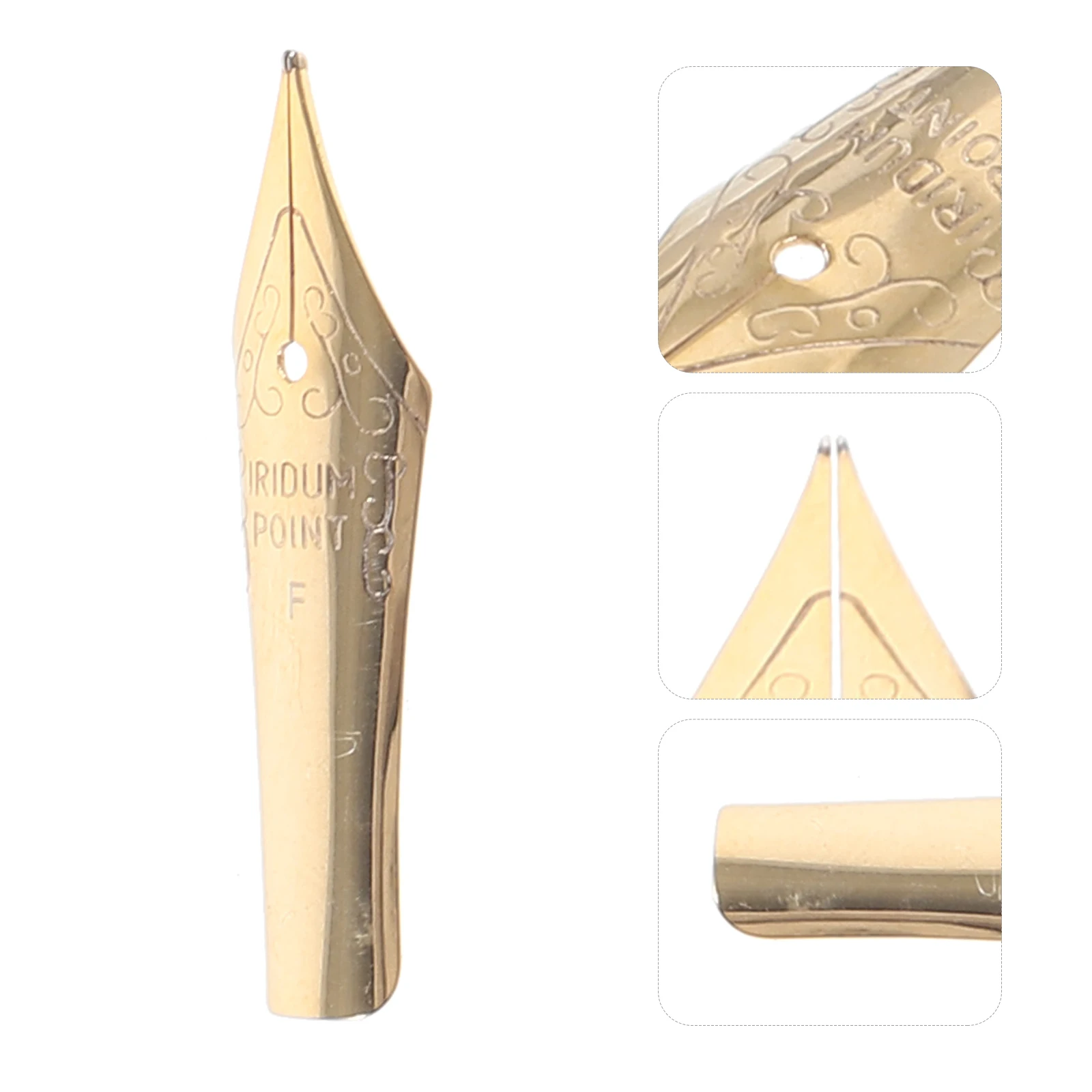 Punta de bolígrafo de 0,5 MM, punta de pluma estilográfica Universal, punta de repuesto de Metal para escribir, pintar, firma, papelería de oficina, accesorios de bolígrafo