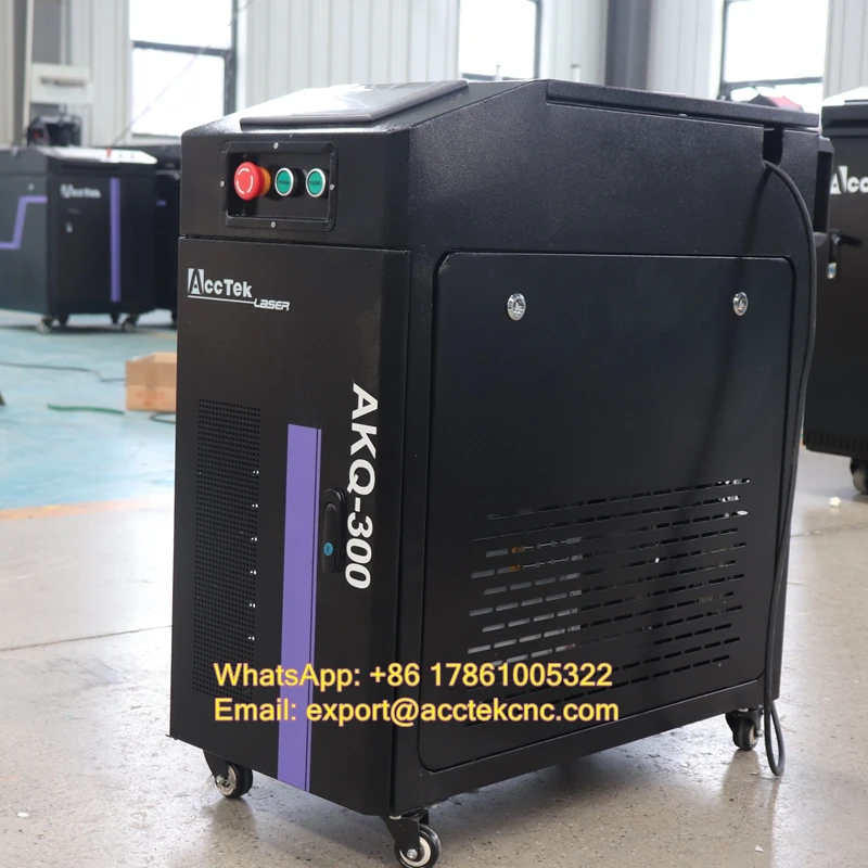 Mopa Pulse Laser Cleaner Machine 200w 300w 500w Small Fiber Laser Handheld Cleaning Machine for Wood Stone Aluminum