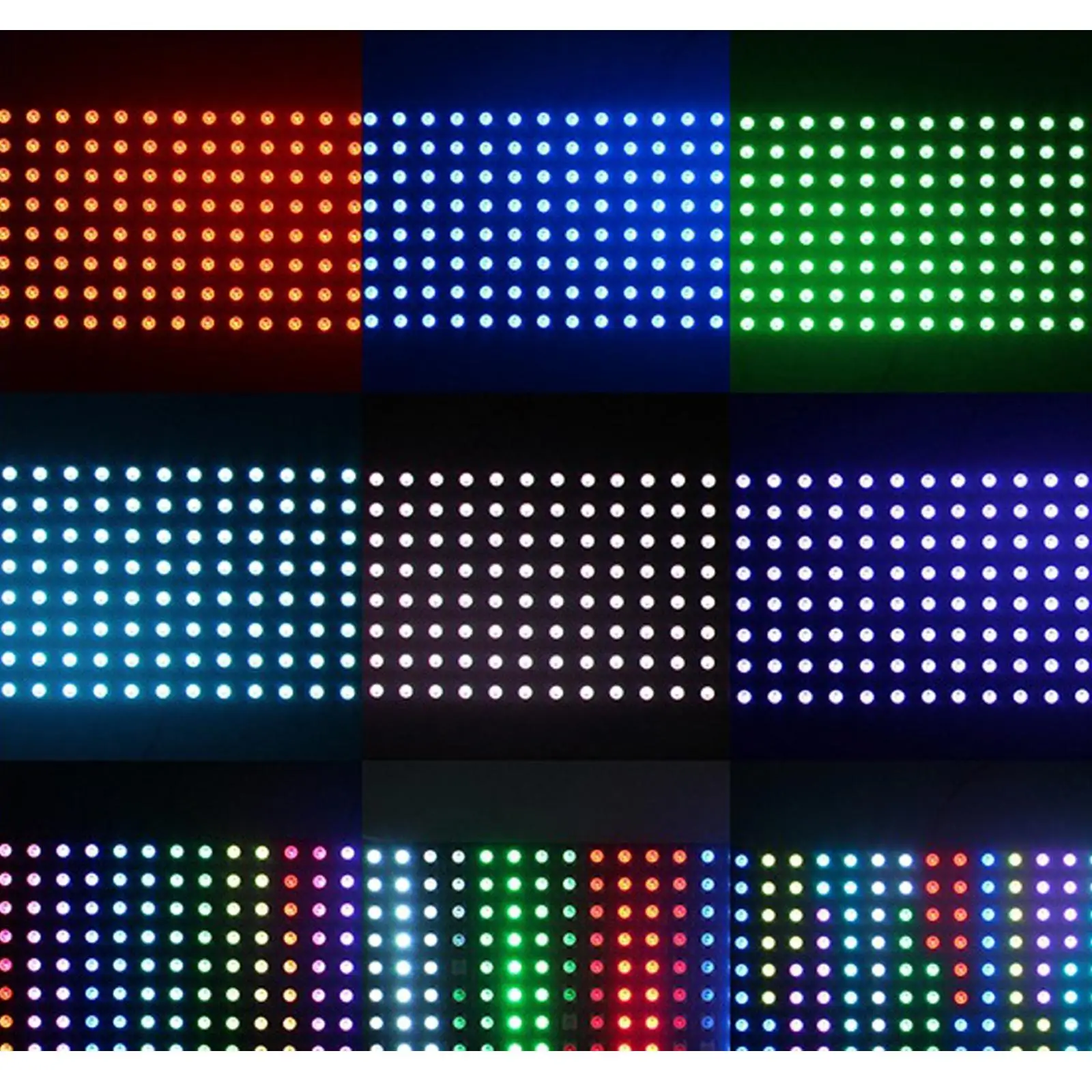 LED Pixels Matrix Panel, WS2812B Digital Individual Addressable Lighting