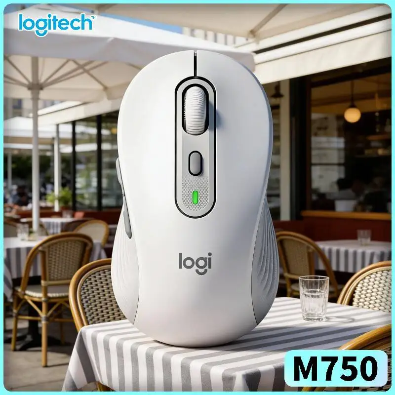 Logitech M750 Wireless Optical Mouse, Stable 2.4GHz Connection, Smooth Movement for Daily Tasks M650/G304/M220/M185/M280