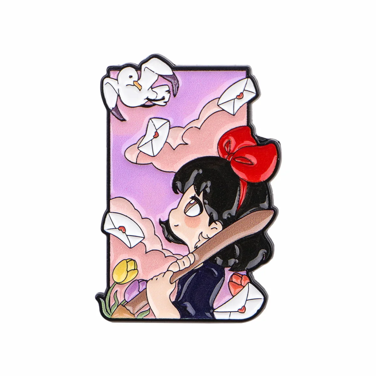 Pin de esmalte de la serie de anime Healing, insignias de dibujos animados Kawaii, broche para mochila, pin para solapa y bolso, souvenir, regalo de joyería para cosplay y amigos