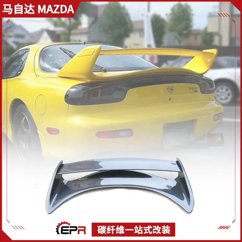 

Подходит для Mazda Mazda RX7 FD3S, модернизация из углеродного волокна MS с фиксированным ветровым крылом, задний спойлер GT Tail