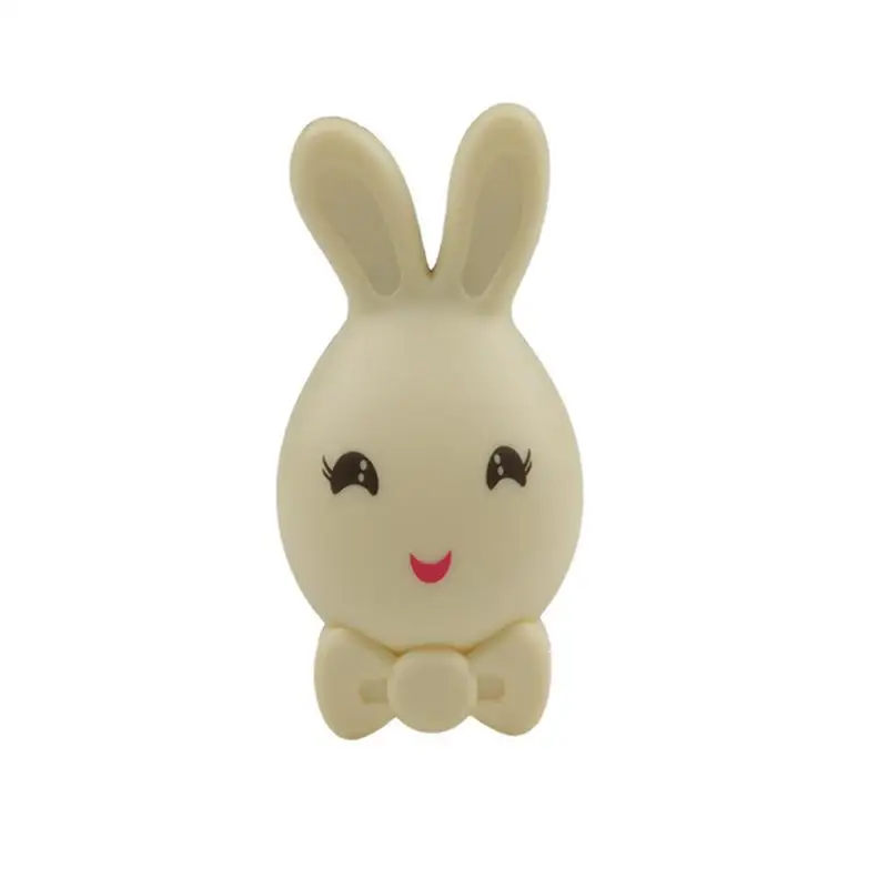 Rabbit LED Night Light for Kids, Sleeping Bunny Lamp, Bedside Wall Lamps, EU e US Socket, Color, Bedroom