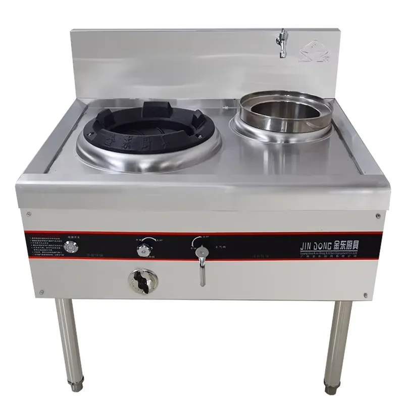 Commercial Fashion Restaurant Kitchen High Power Single Burner Gas Stove Wok