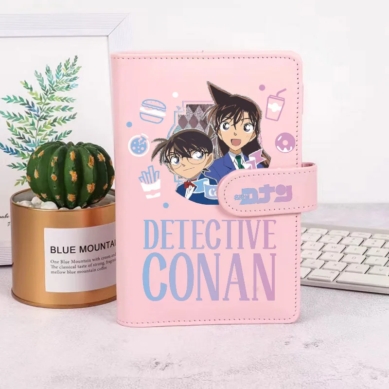 Detective Conan Notebook Anime Peripheral Conan Edogawa Mouri Ran Haibara Ai High Quality Student Diary Kawaii School Supplies