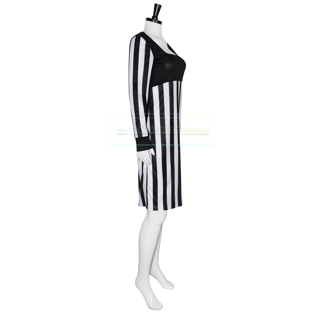 The Mask Movie Tina Carlyle Cosplay Costume Cameron Diaz Black White Striped Dress Halloween Women - AliExpress 200000532 The Mask Movie Tina Carlyle Cosplay Costume Cameron Diaz Black White Striped Dress Halloween Women - AliExpress 200000532