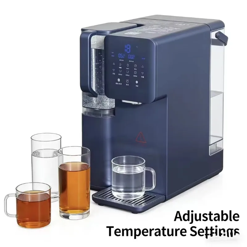 Electric Smart RO System Water Purifier Hot & Cold Desktop Water Dispenser Plastic Tank 2000W Countertop Household Hotel Use