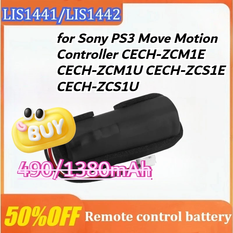 

LIS1441/LIS1442 Battery for Sony PS3 Move Motion Controller CECH-ZCM1E/CECH-ZCM1U/CECH-ZCS1E/CECH-ZCS1U Compatible with LIP1450