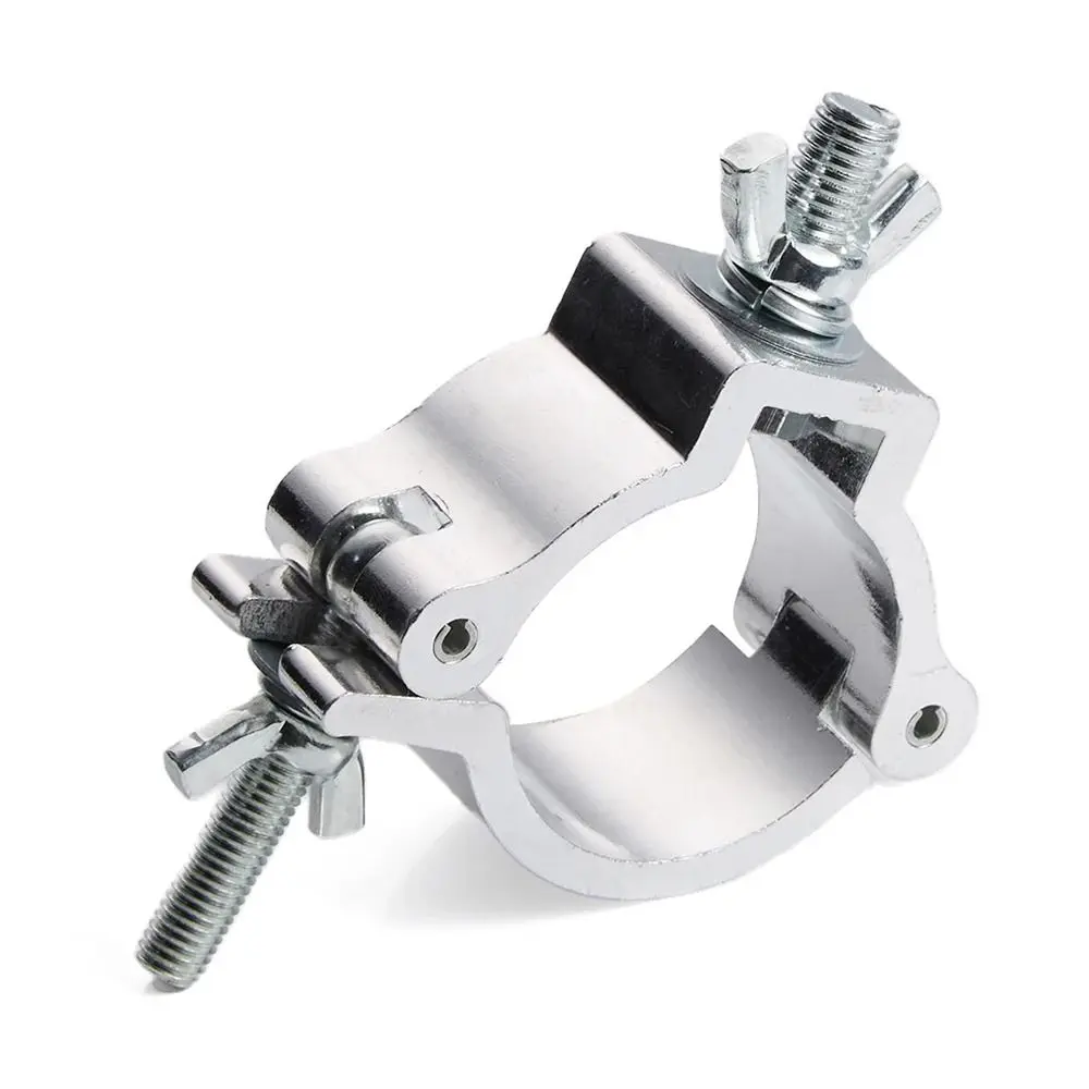 1Pcs Aluminum Alloy Stage Lights Truss Clamp Quick Release 18-21mm 38-52mm DJ Light Clamps Clip Bracket Silver Lamp Hanger Hooks