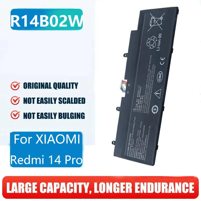 New R14B02W Laptop Battery For XIAOMI Redmi 14 Pro 14 2021 RMA2201-AG XMA2006-BJ Pro 14S 2021 xma2006-bb 15.2V 57Wh