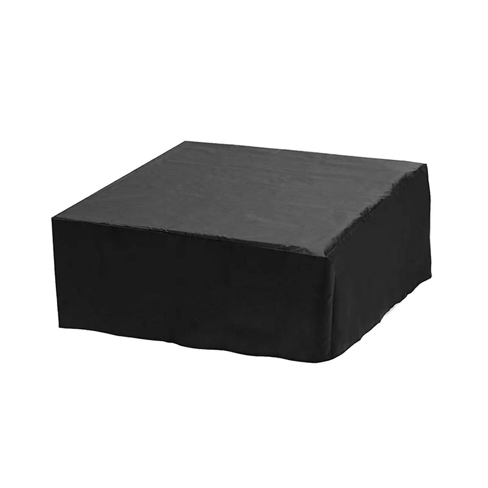 Garden Furniture Dust Cover for Outdoor SPA Bathtub Square Pool Protector Rainproof Oxford Fabric Movable Swimming Pool Black