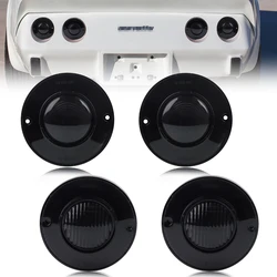 4Pcs/Set Tail Brake Lights & Backup Lamps Fit For Chevrolet Corvette C3 1975 1976 1977 1978 1979 Without Bulb/Socket