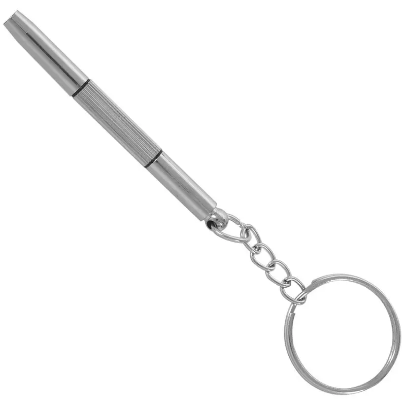 YCYS 3in1 Mini Alloy Screwdriver Key Ring Watch Glasses Repair Tool