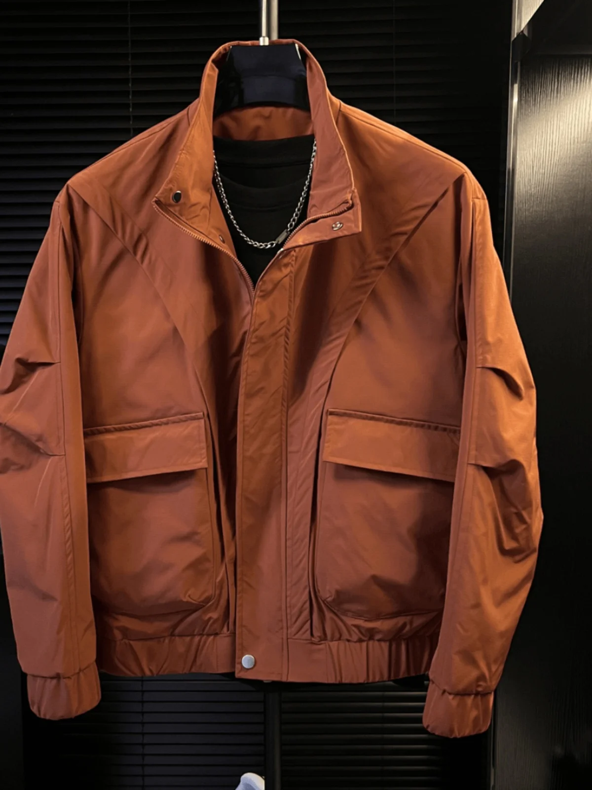 

Spring Autumn New Sle Men's Workwear Jaet Faionable ort Trendy M Top ort Coat Loose Fit Iron Free Proc