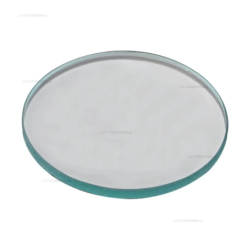 Chemical pipe tempered borosilicate glass high resistant vision lens round thickness 10mm20mm25mm30mm