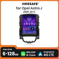 AWESAFE Tesla Style Android Auto Wireless Carplay Car Radio Multimedia For Opel Astra J Vauxhall Buick Verano 2009-2013 no 2din