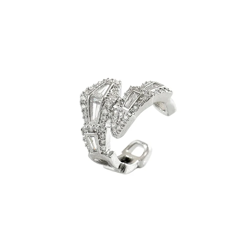 YCP new flash zircon snake ear bone clip women's niche temperament advanced sense no ear piercing fashion personalized earrings