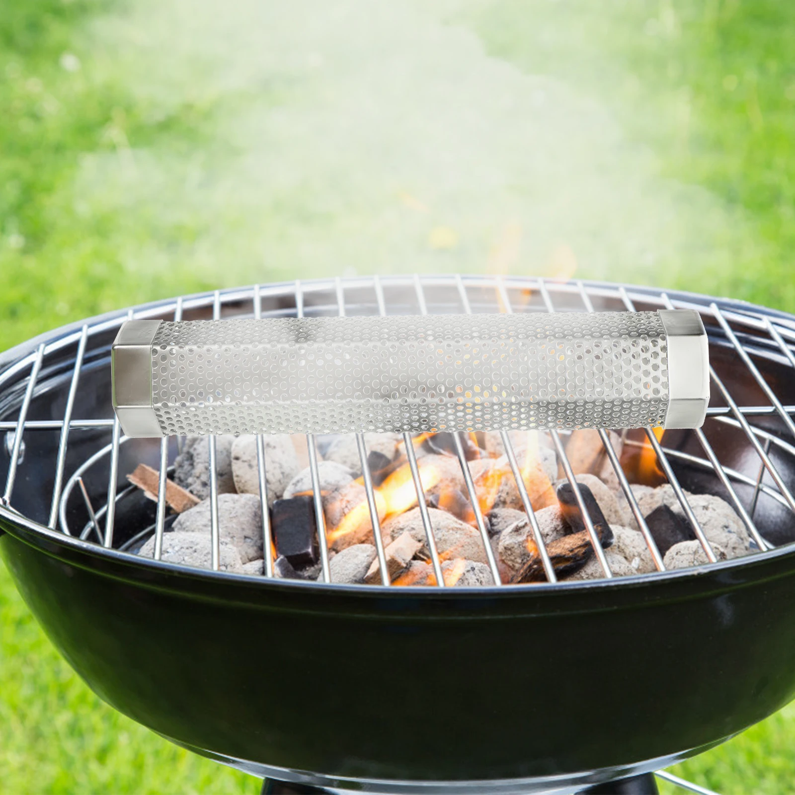 

Stainless Steel Smoker Tube Set BBQ Accessories Durable Material Smoke Diffusion Mesh Grill Anti Rust Camping Kitchen