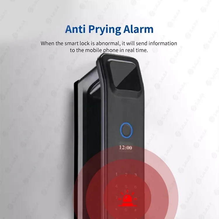 005OEM Touch Screen Smart Security Fingerprint Digital Tuya Room Door Lock Electronic Door Locks