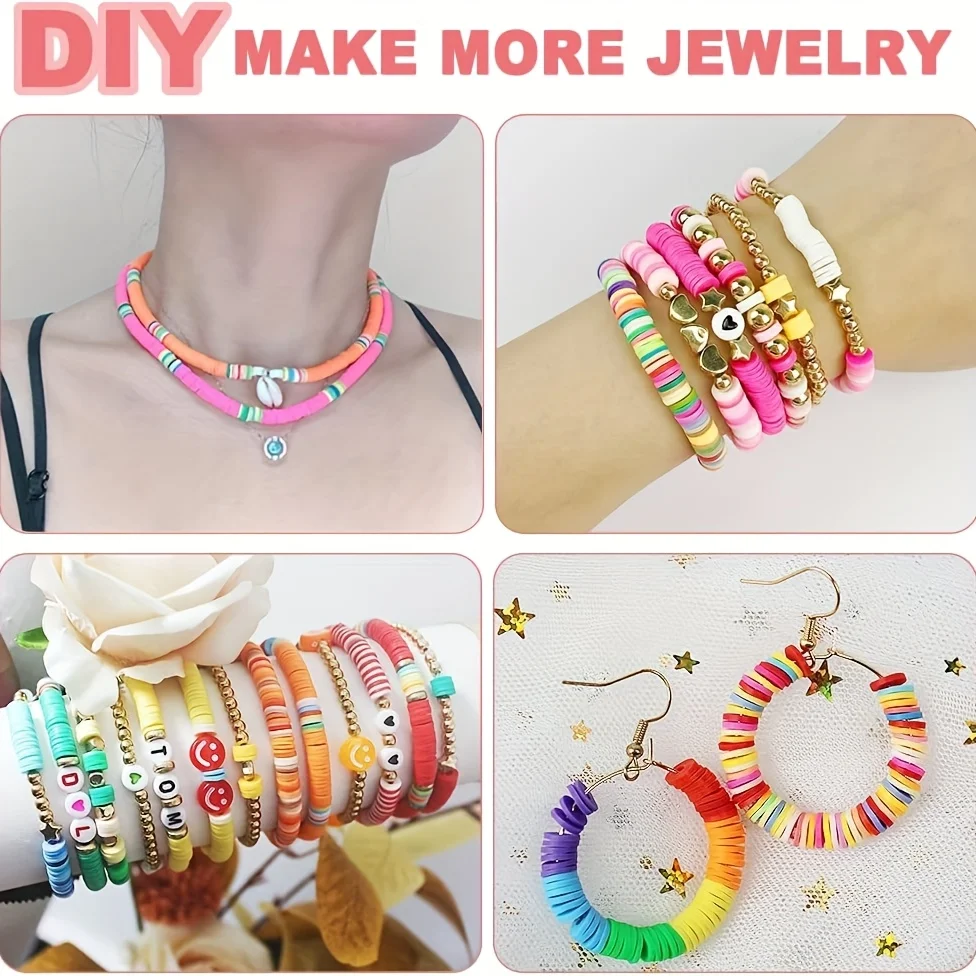 Zestaw do tworzenia bransoletek z koralików - zestaw do tworzenia biżuterii dla dziewczynki, urodziny, Halloween, prezent na Boże Narodzenie