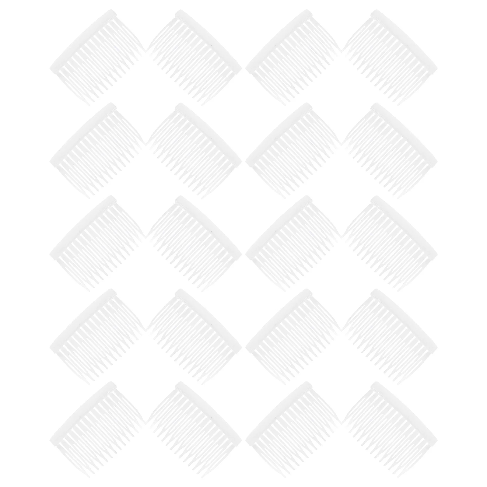 

50Pcs Children's Hair Side Combs 14 Teeth French Twist Clips Secure Lightweight Bridal Veil Pins for Toddlers Girls Curly